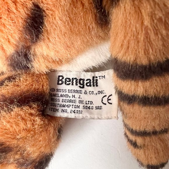 Bengali Tiger Plush Puppet - Picture 4 of 8
